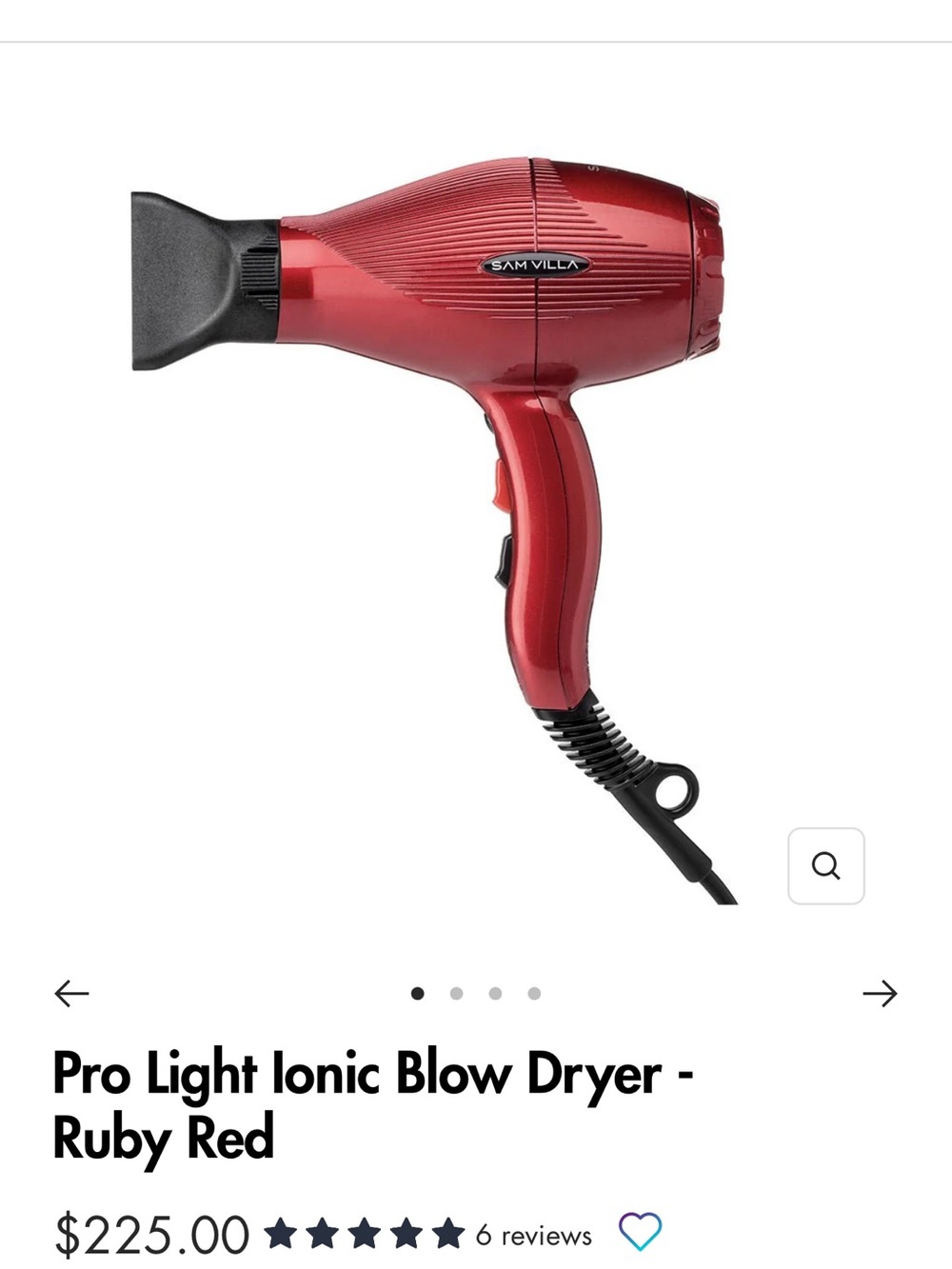 Sam Villa hairdryer ♥️